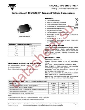 SMCG110HE3/9AT datasheet  